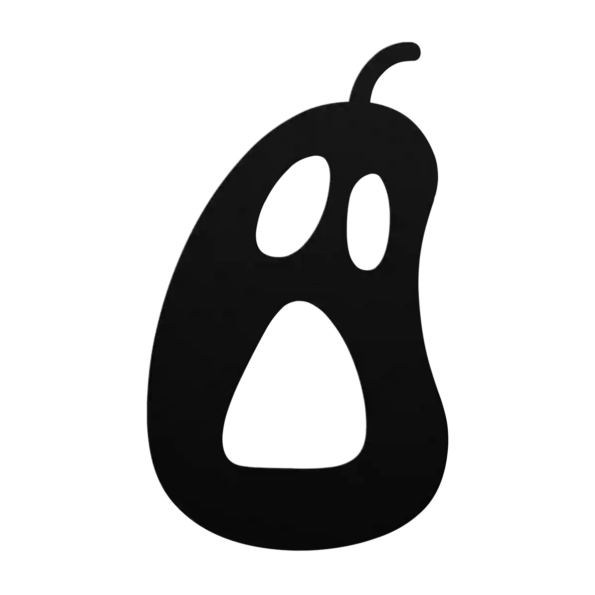 Halloween Gasping Gourd Metal Sign