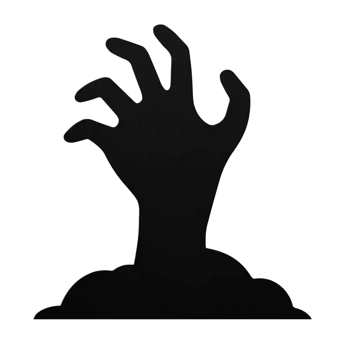 Halloween Gnarled Hand Metal Sign