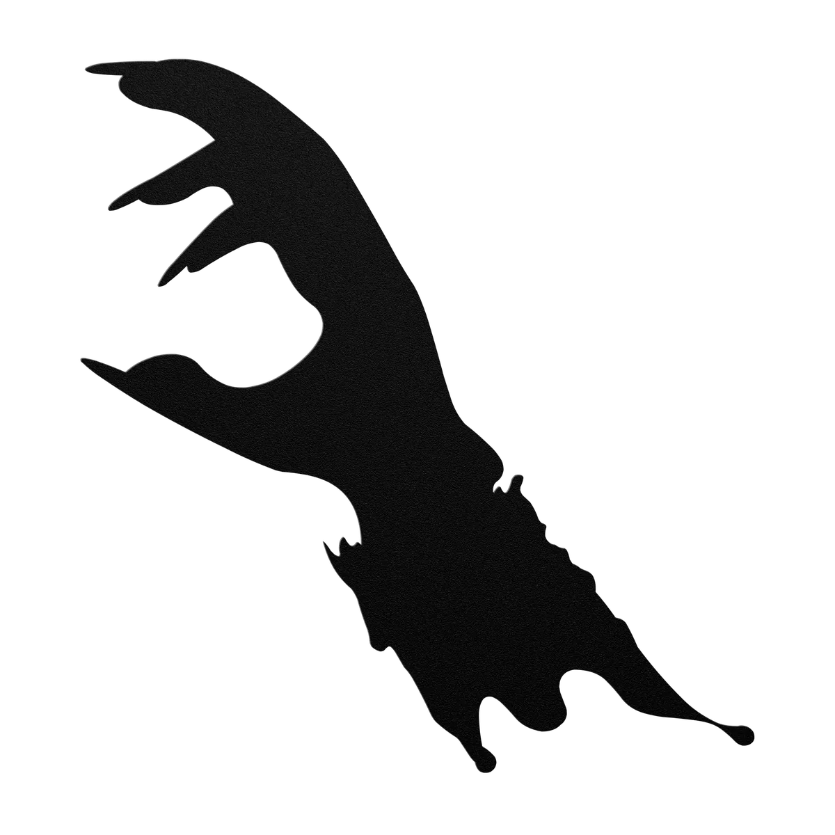 Halloween Grasping Zombie Hand Metal Sign