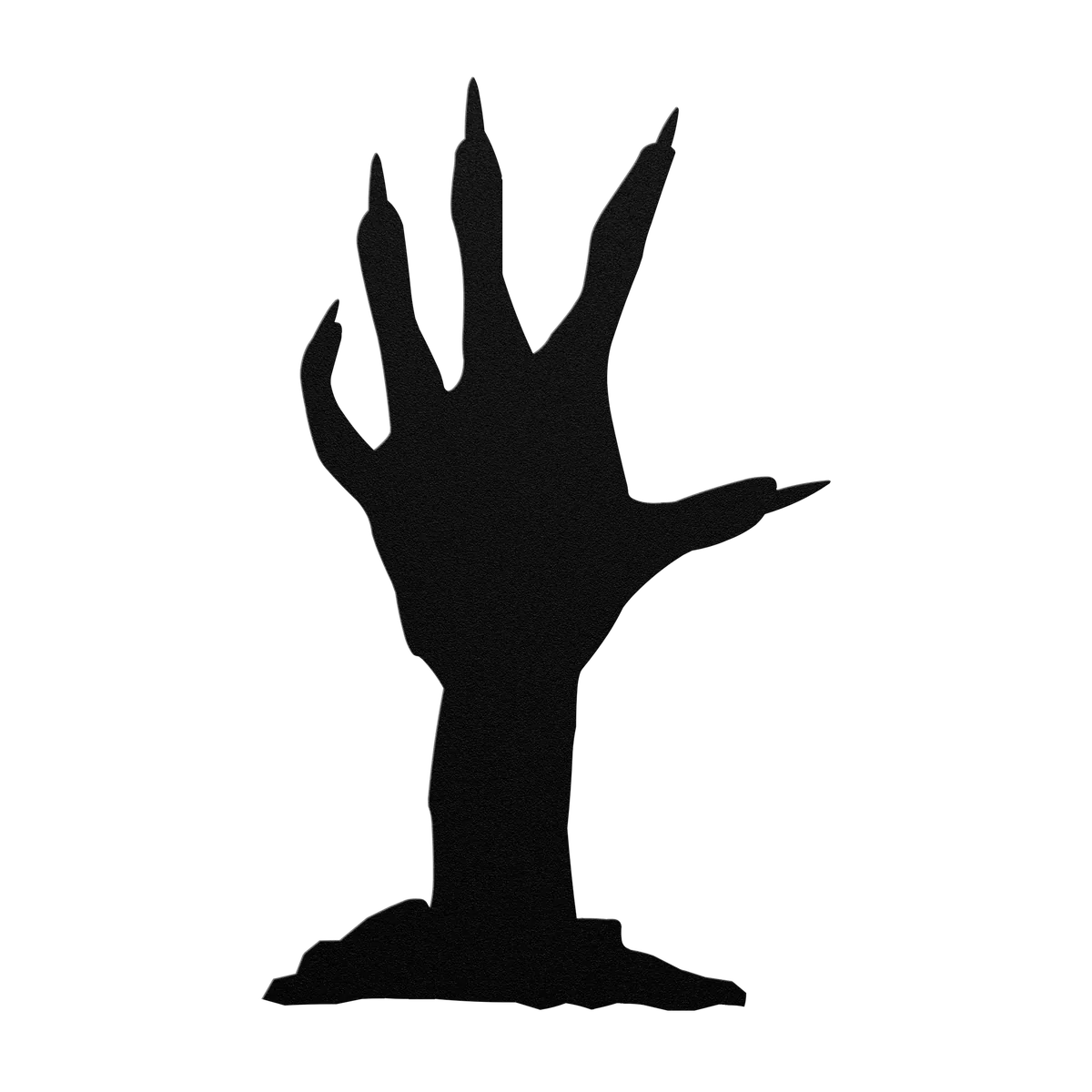 Halloween Grave Hand Metal Sign