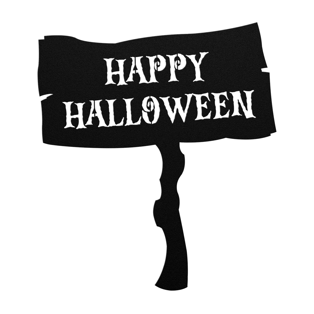 Halloween Greeting Signpost Metal Sign