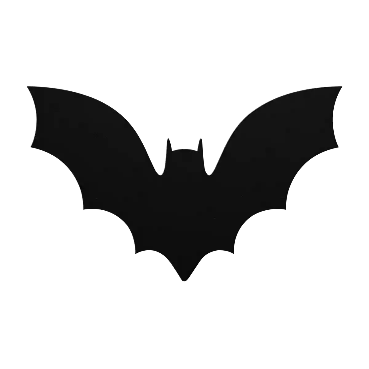Halloween High Wing Bat Metal Sign
