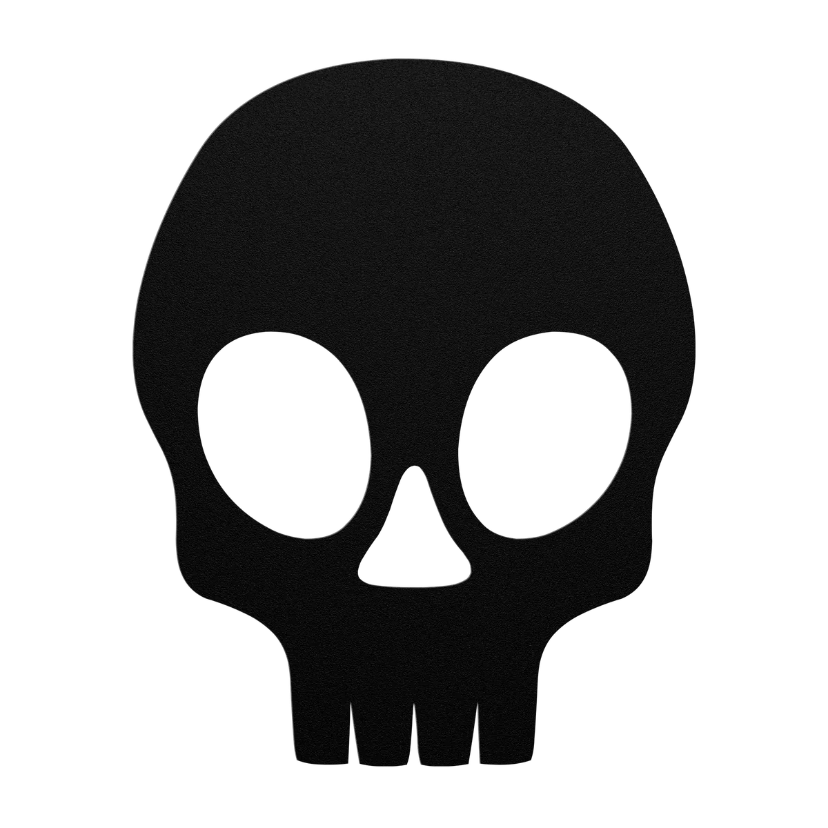 Halloween Hollow-Eyed Skull Metal Sign
