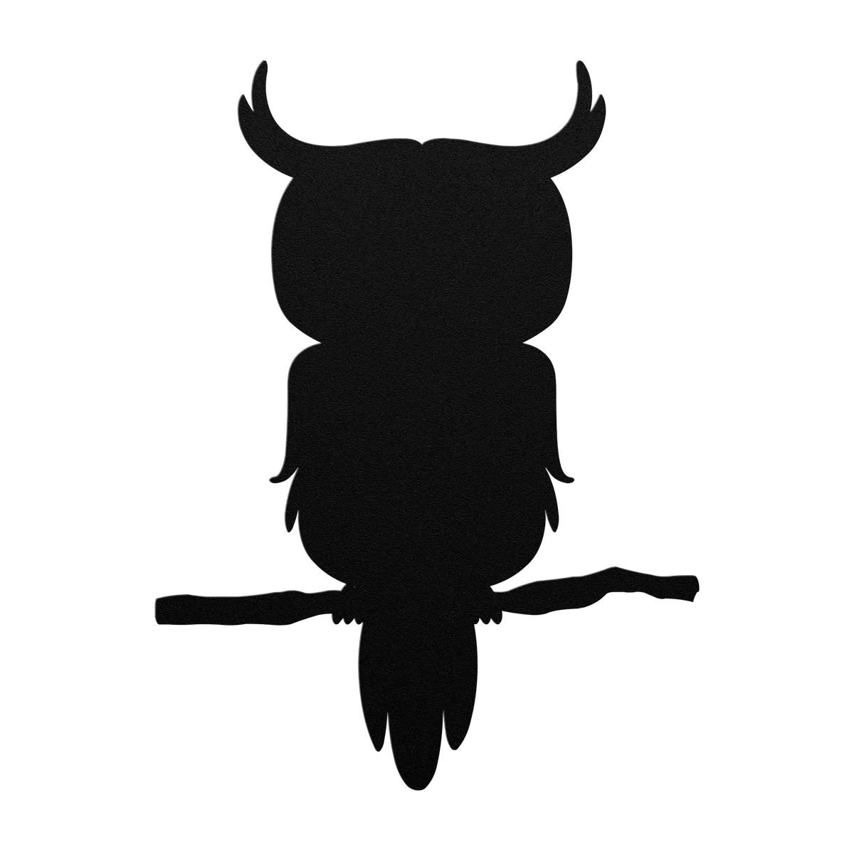 Halloween Horned Owl Metal Sign