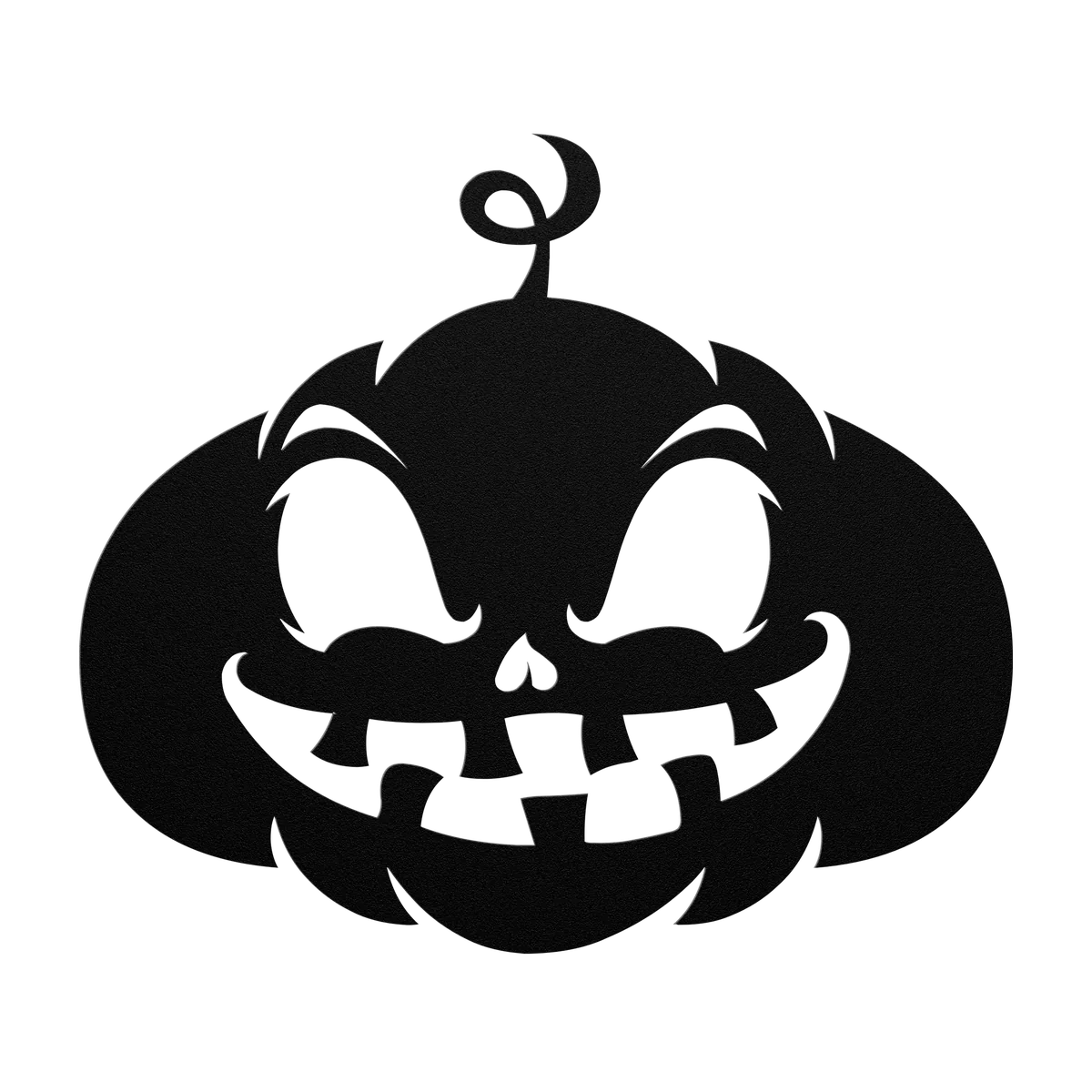 Halloween Jagged Grin Jack-o-Lantern Metal Sign