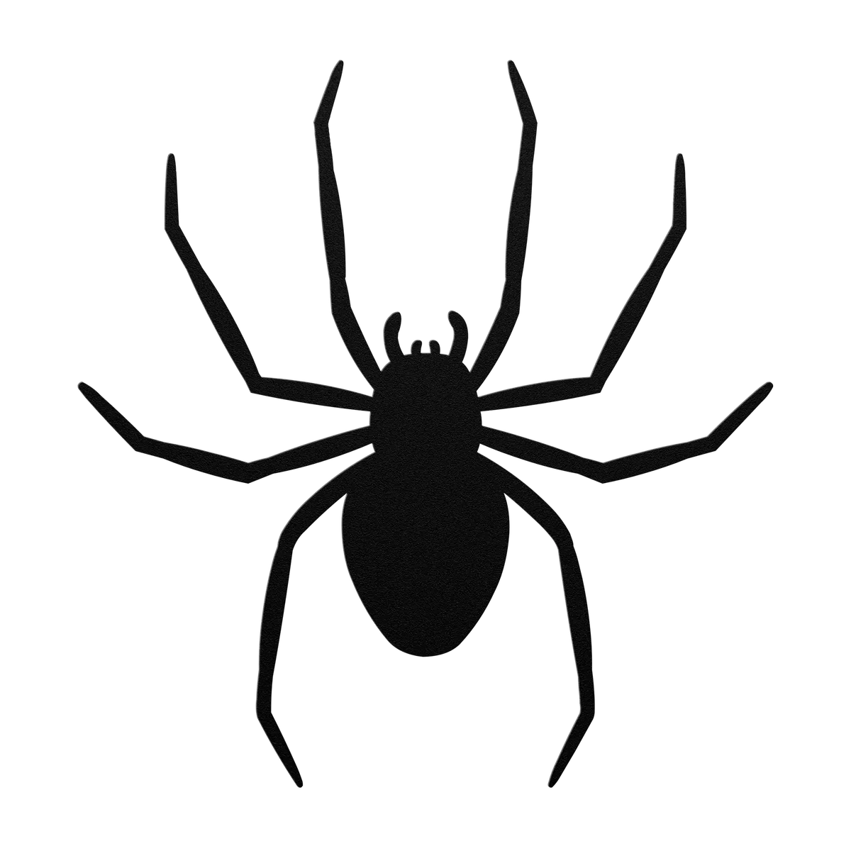 Halloween Jointed Leg Spider Metal Sign