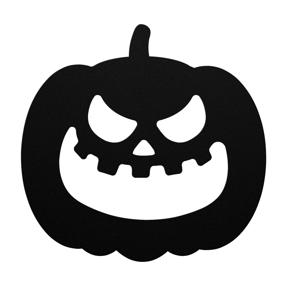 Halloween Narrow-Eyed Jack-o-Lantern Metal Sign