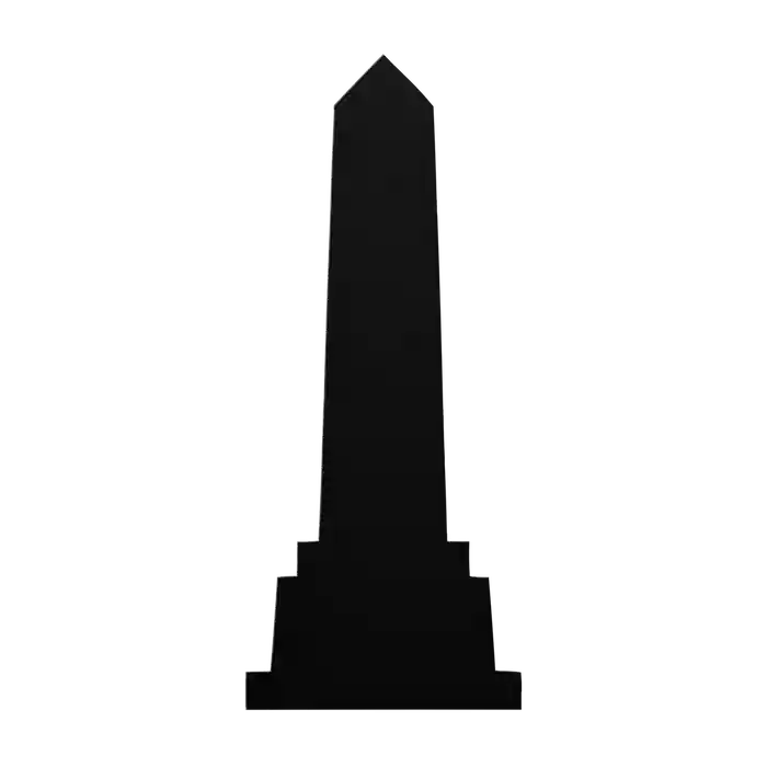 Halloween Obelisk Metal Sign