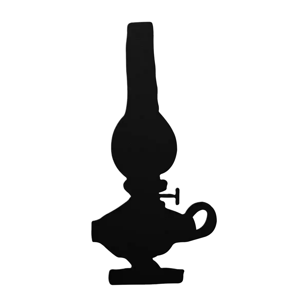 Halloween Oil Lamp Metal Sign