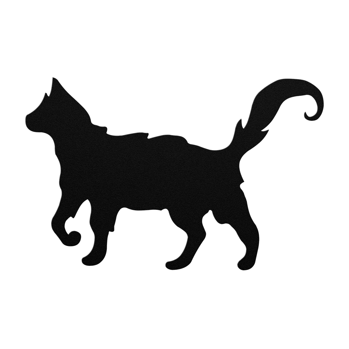 Halloween Prowling Cat Metal Sign