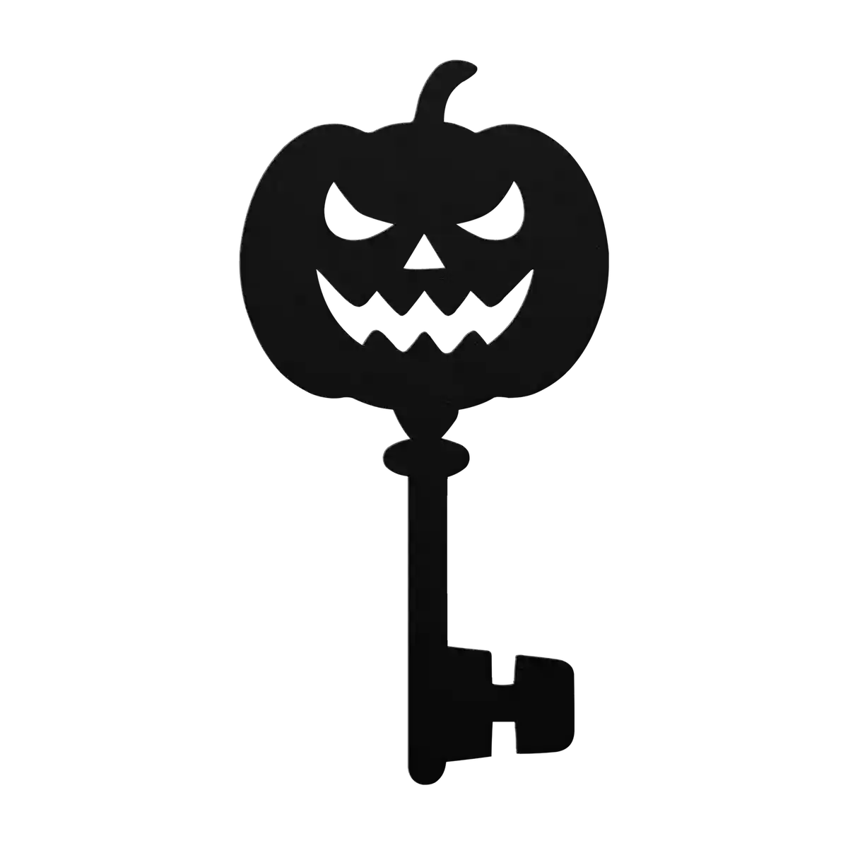 Halloween Pumpkin Key Metal Sign