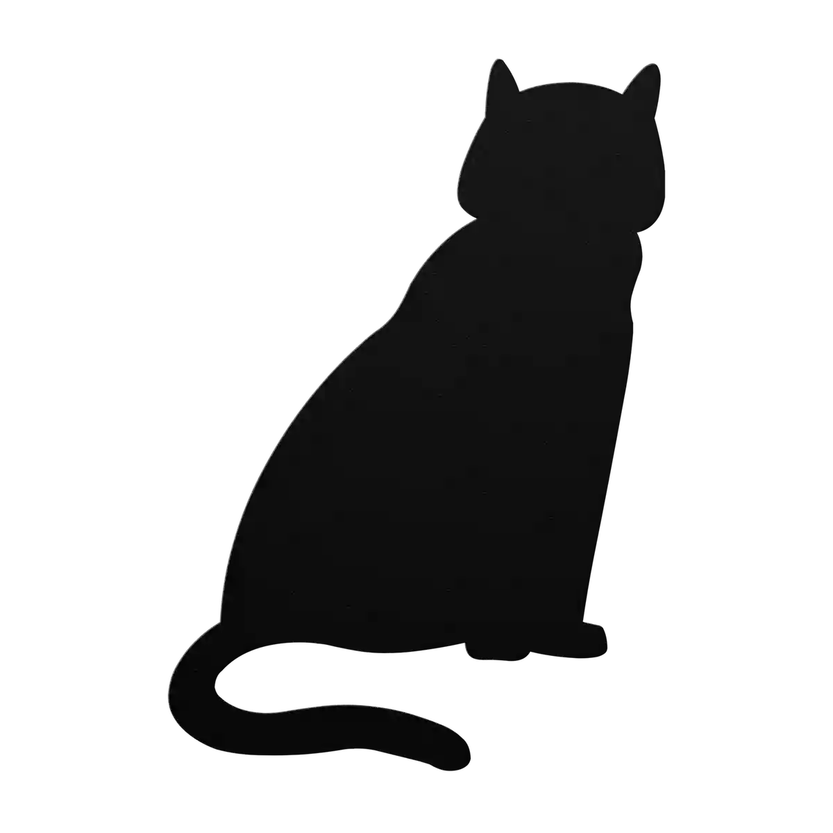 Halloween Resting Cat Metal Sign