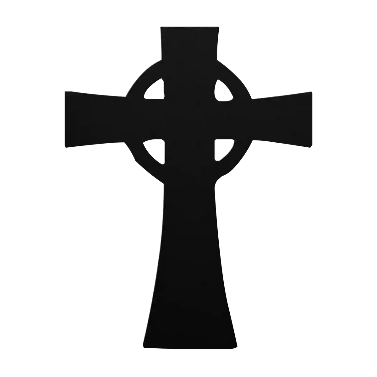 Halloween Ringed Cross Metal Sign