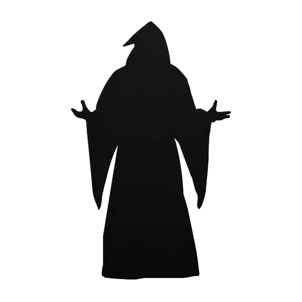 Halloween Robed Phantom Metal Sign