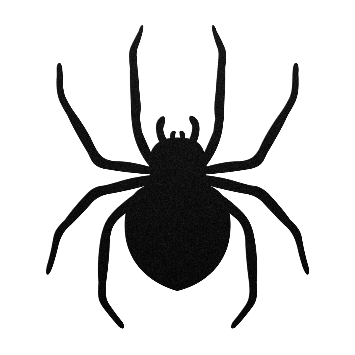 Halloween Round Belly Spider Metal Sign
