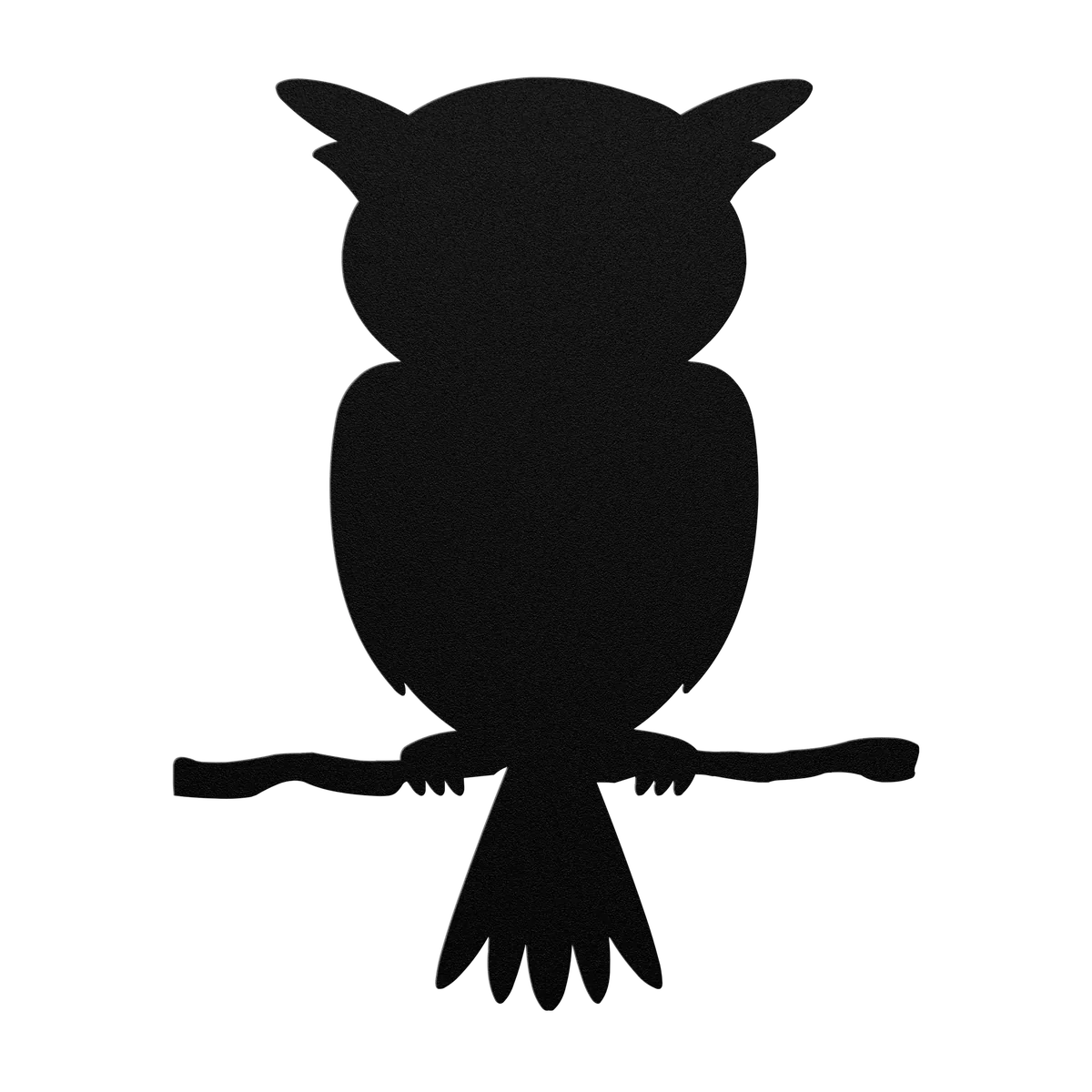 Halloween Round Body Owl Metal Sign