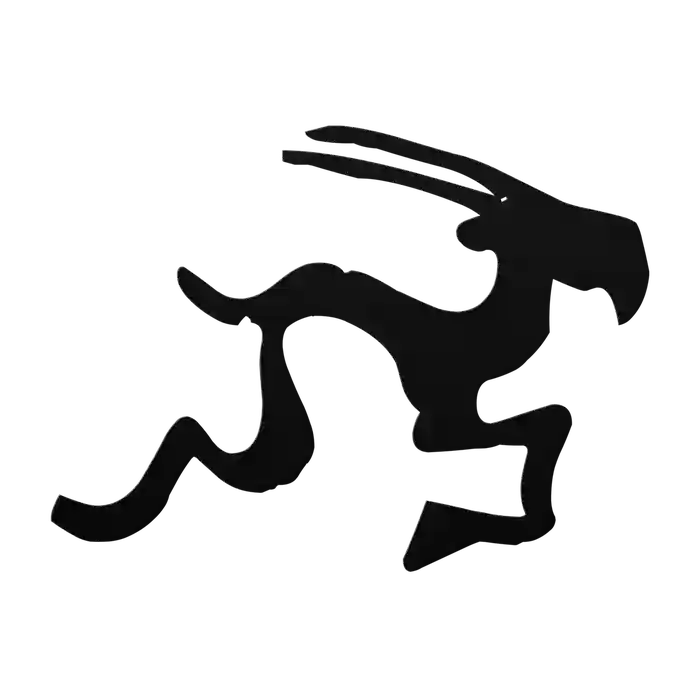 Halloween Running Goblin Metal Sign