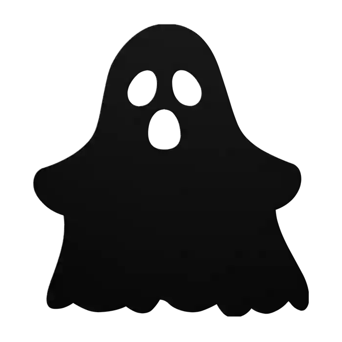 Halloween Sheet Ghost Metal Sign