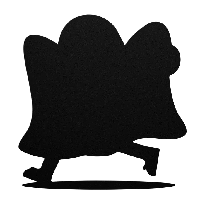 Halloween Sheet Ghost Trick or Treater Metal Sign