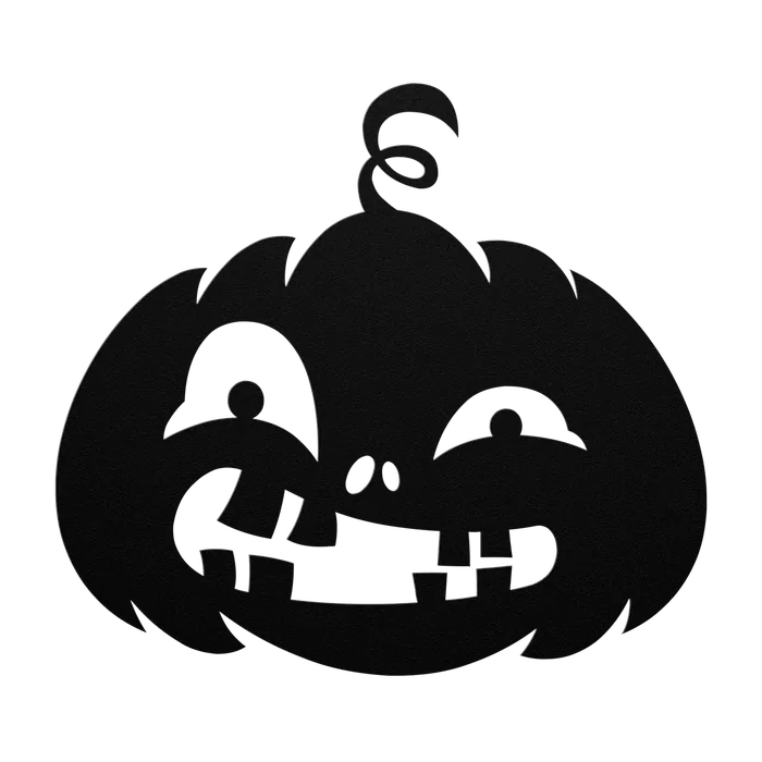 Halloween Sly Jack-o-Lantern Metal Sign