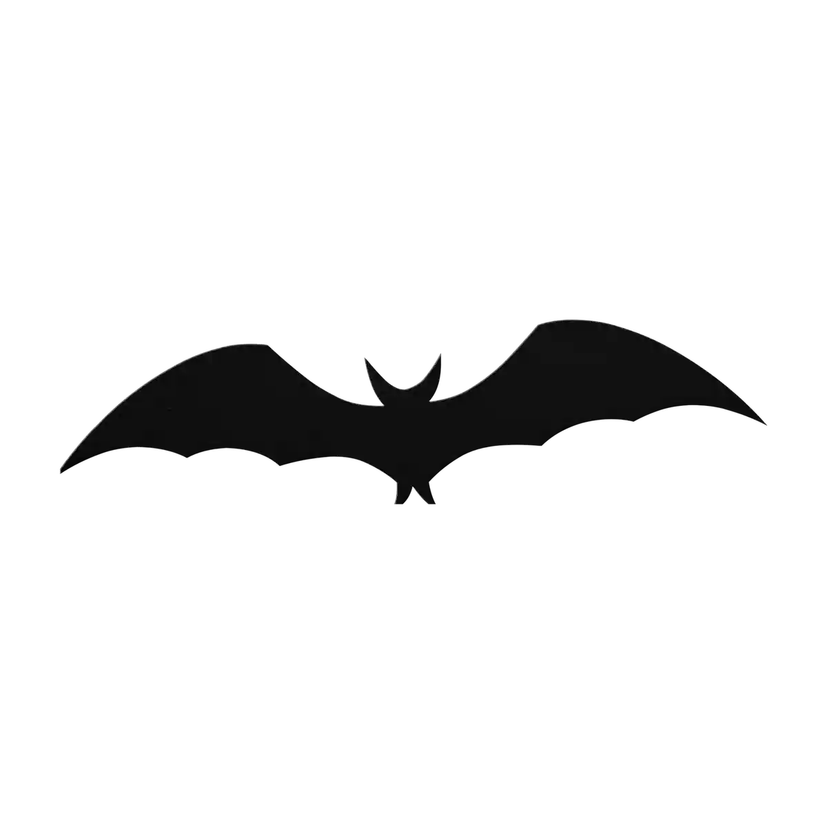 Halloween Soaring Bat Metal Sign