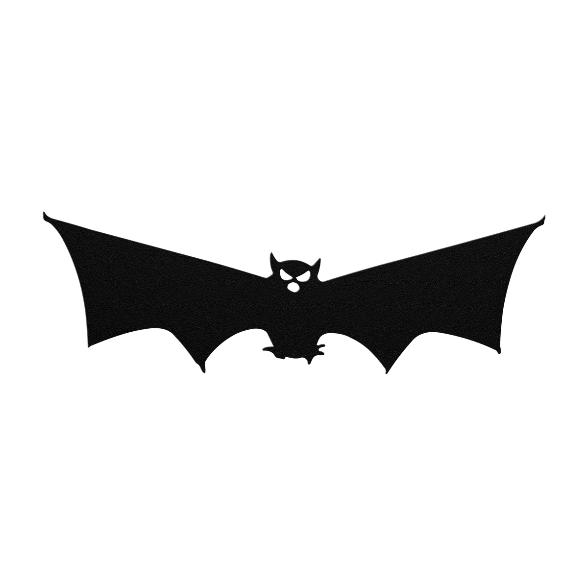 Halloween Spread-Wing Bat Metal Sign