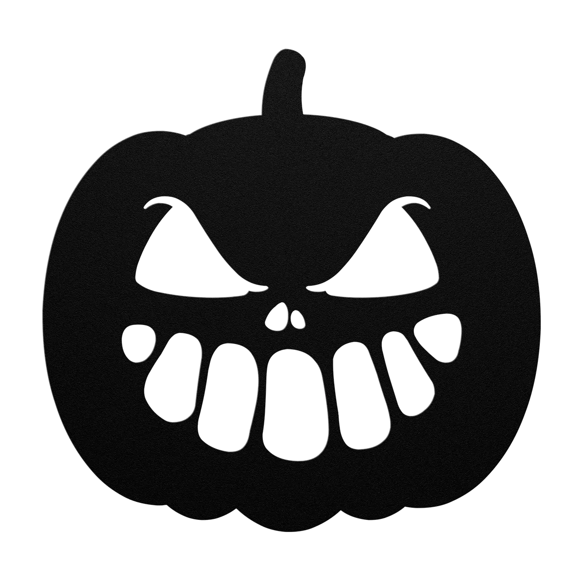 Halloween Square Tooth Jack-o-Lantern Metal Sign
