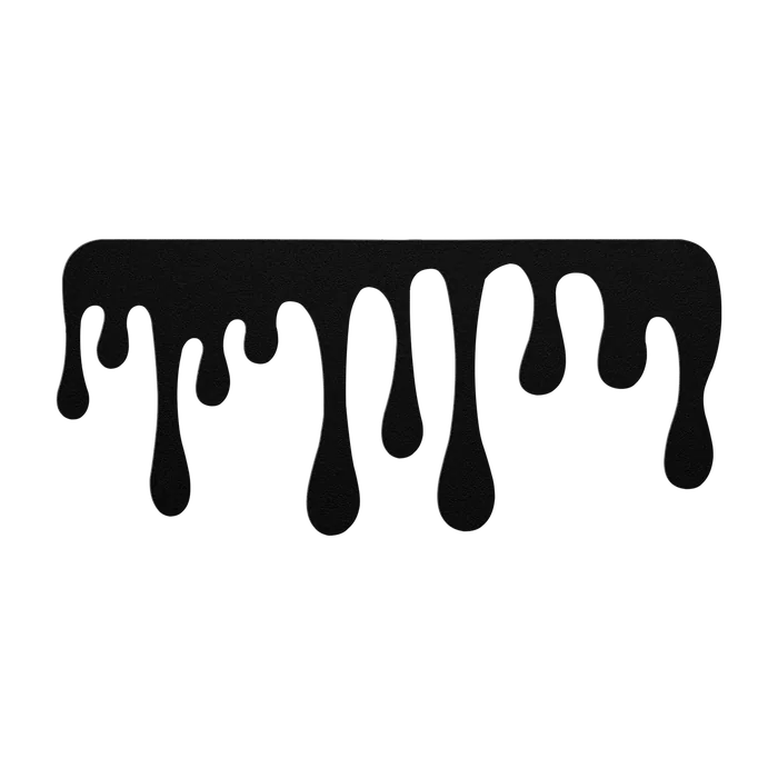 Halloween Thick Blood Drip Metal Sign