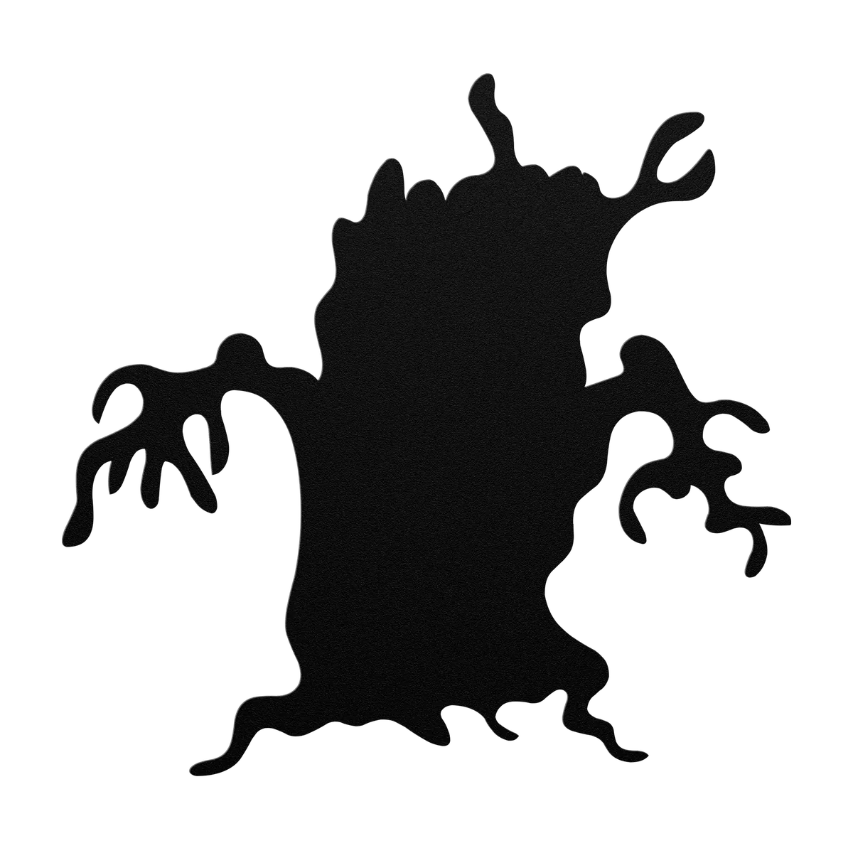Halloween Twisted Dead Tree Metal Sign