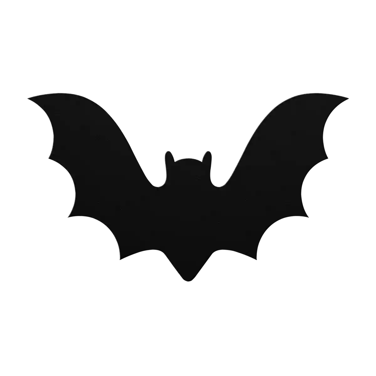 Halloween V Wing Bat Metal Sign