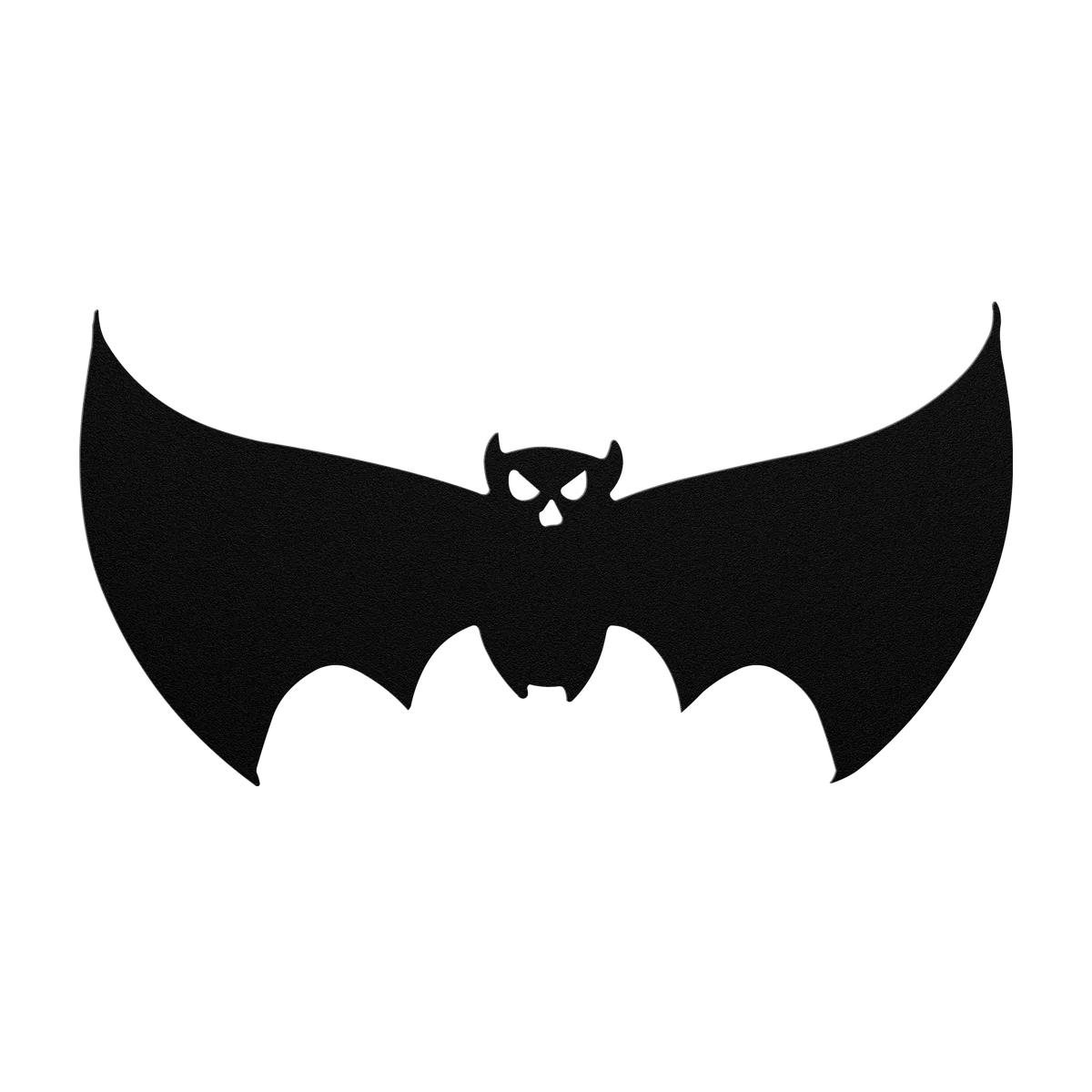 Halloween Wide Glide Bat Metal Sign