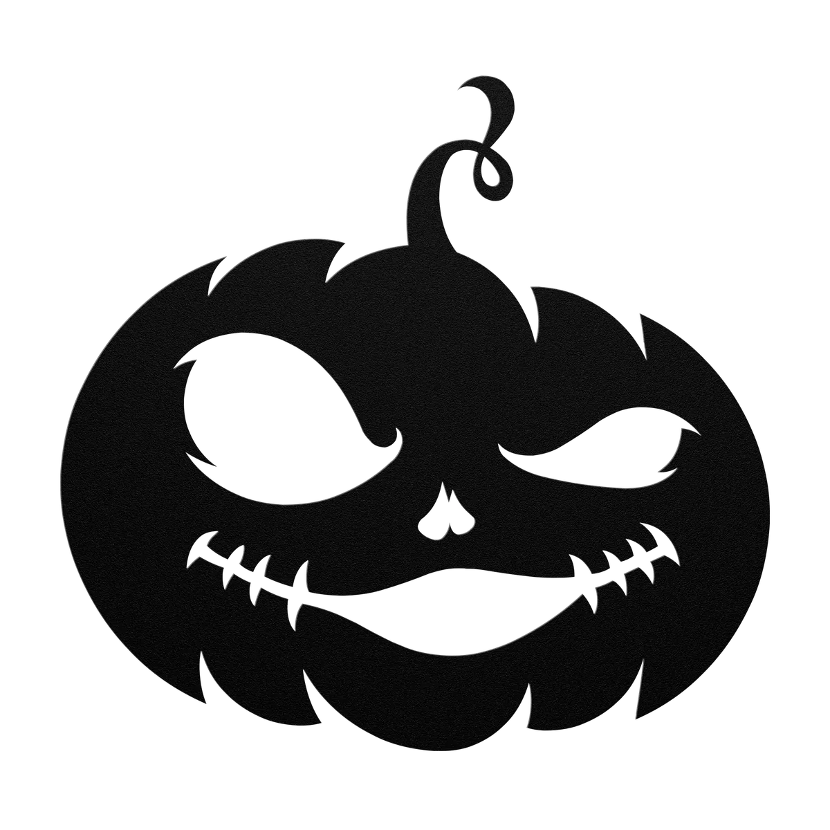 Halloween Winking Jack-o-Lantern Metal Sign
