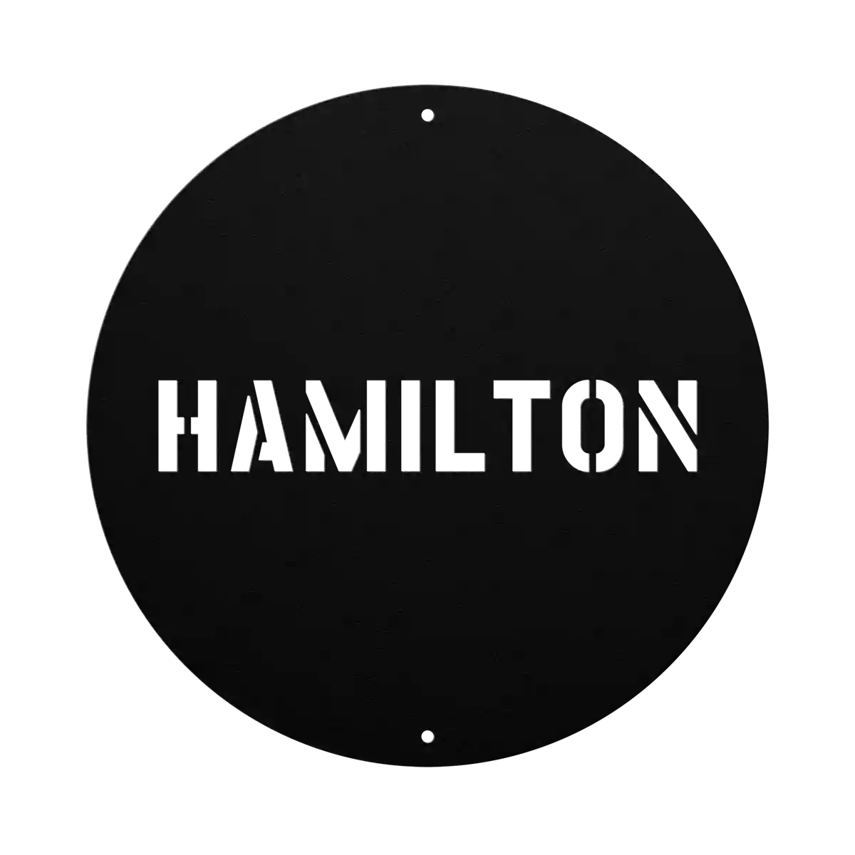 Hamilton Family Name Sign