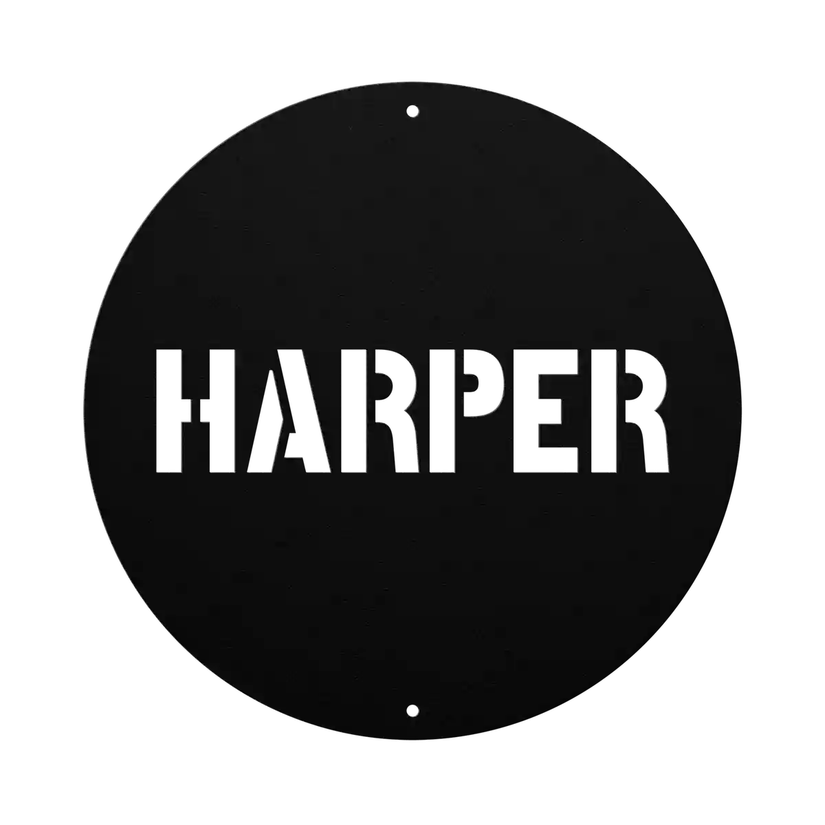 Harper Family Name Sign
