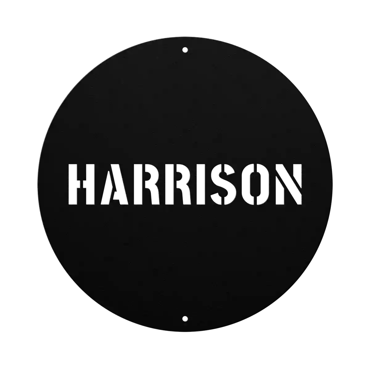 Harrison Family Name Sign
