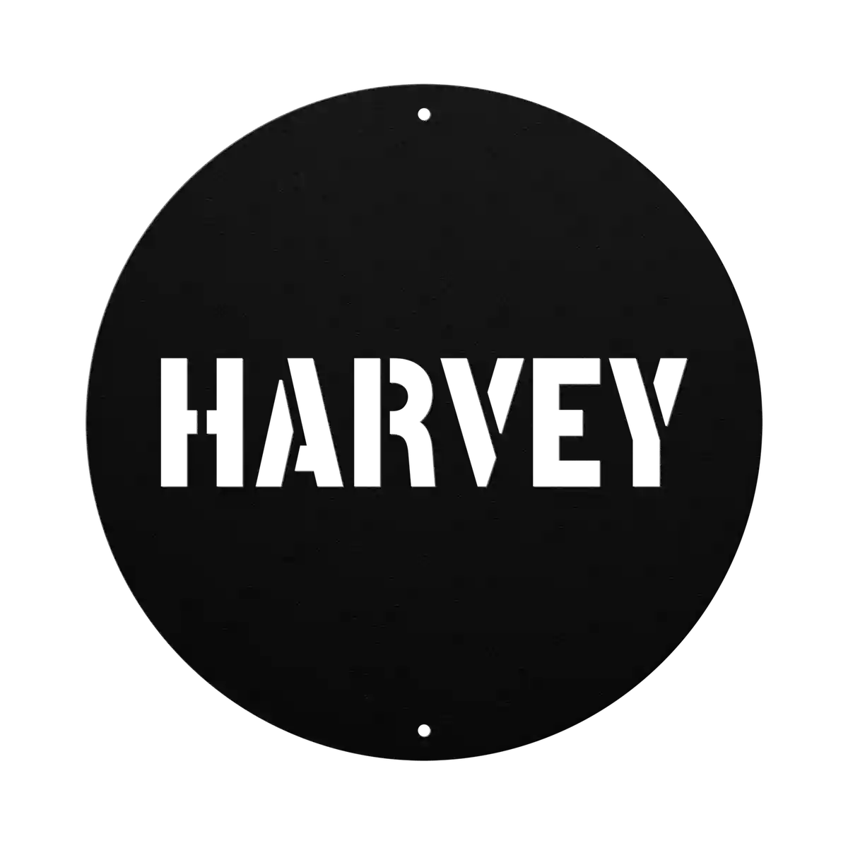 Harvey Family Name Sign