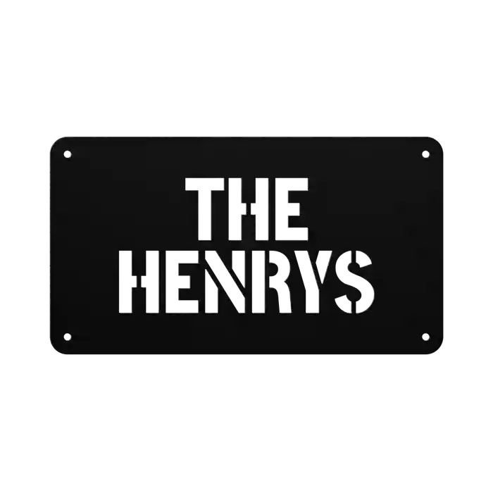 Henry Family Name Sign