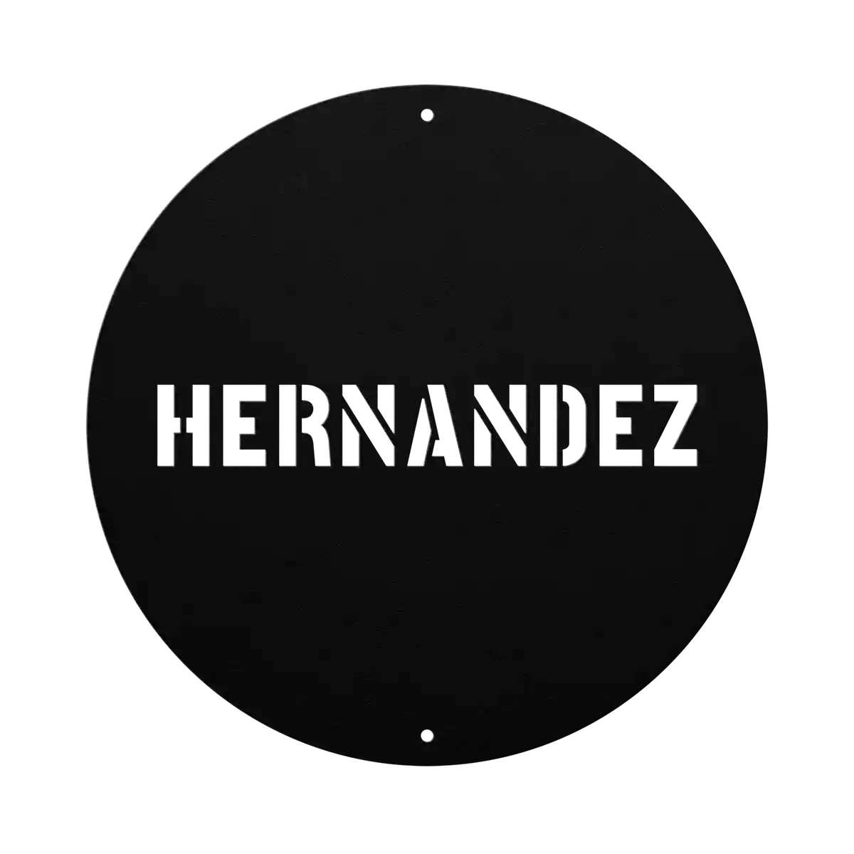 Hernandez Family Name Sign