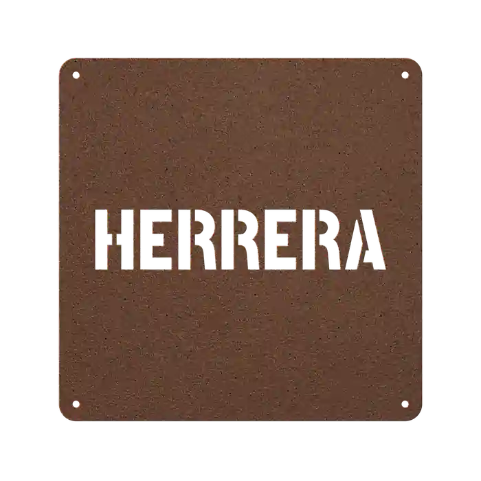 Herrera Family Name Sign