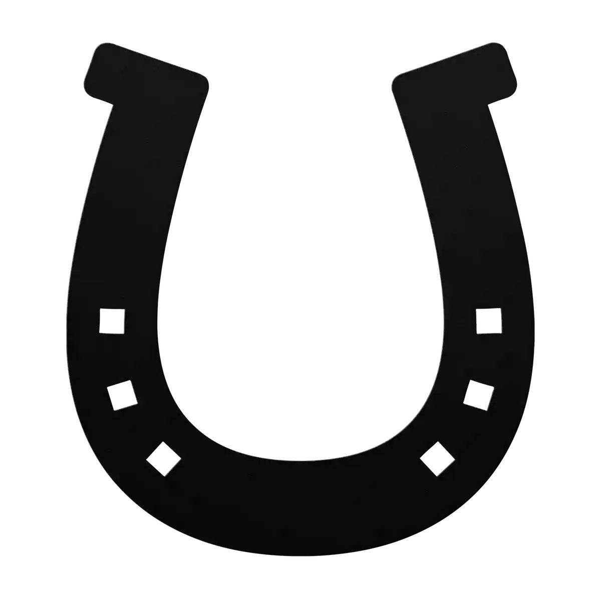 Horseshoe Broad Heel Metal Sign