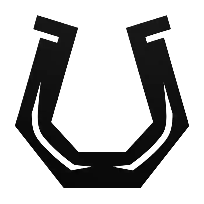 Horseshoe Hexagonal Metal Sign