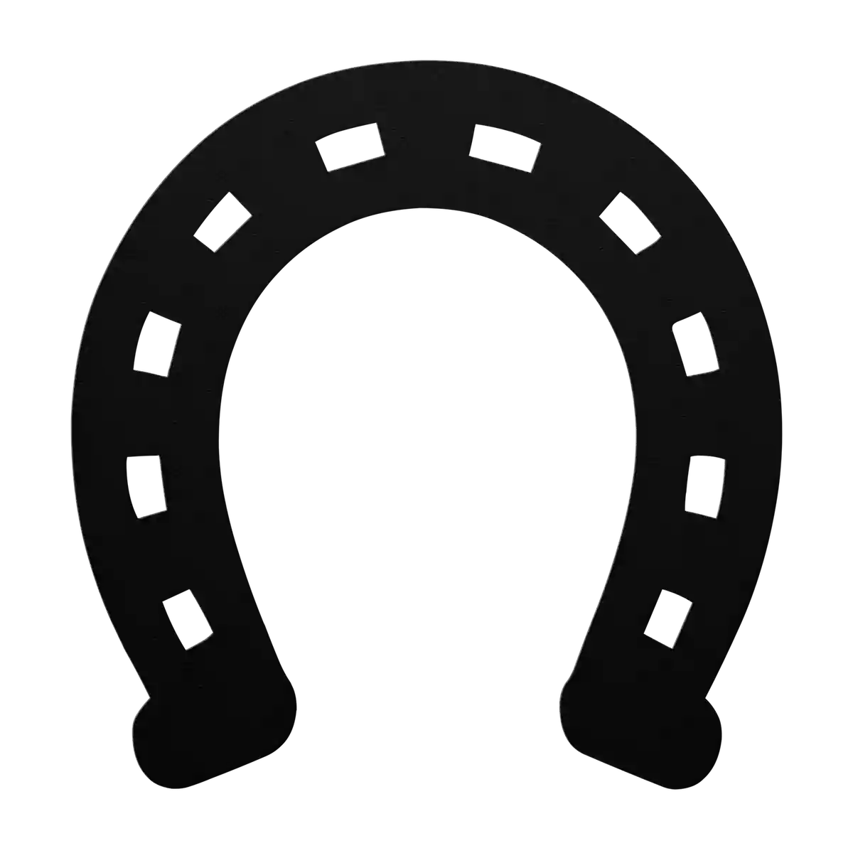 Horseshoe Inverted Square Heel Metal Sign
