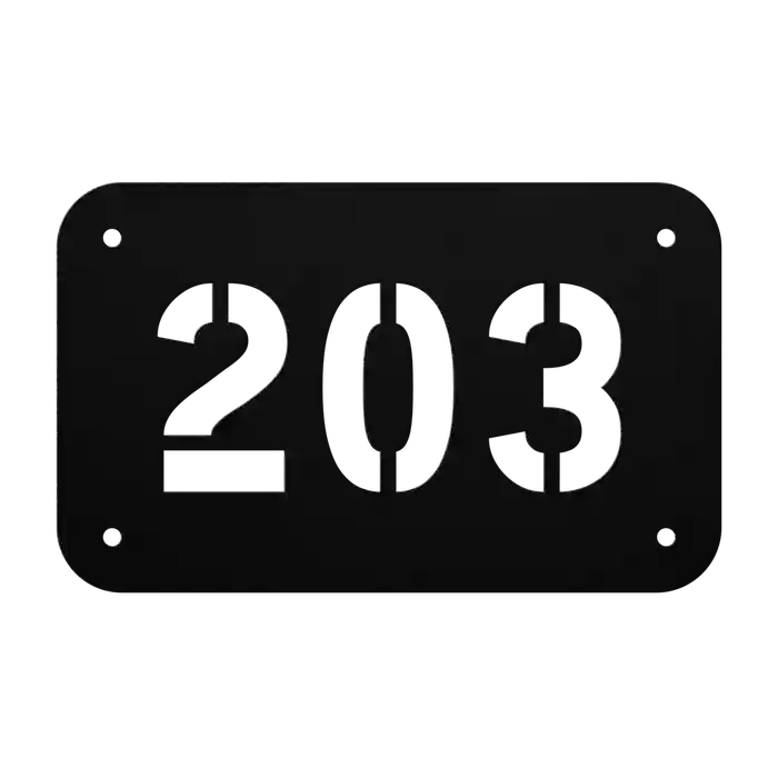 House Number 203