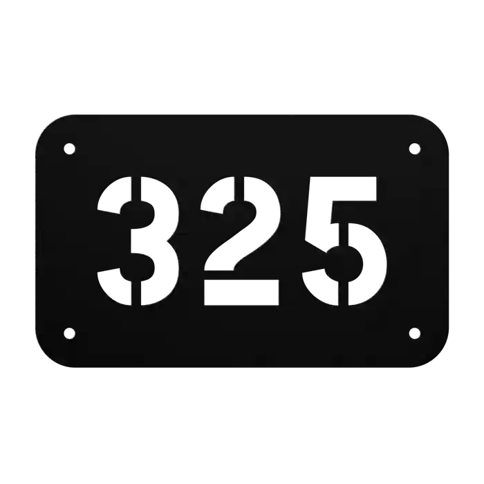 House Number 325