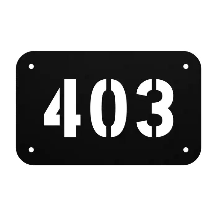 House Number 403