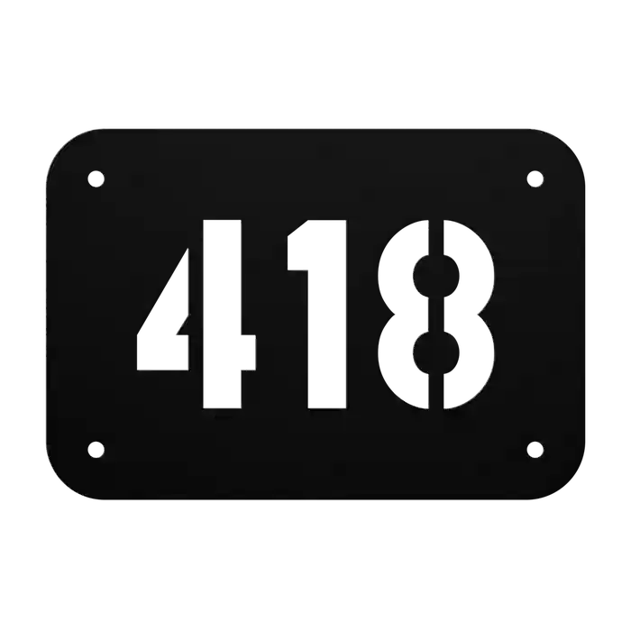 House Number 418