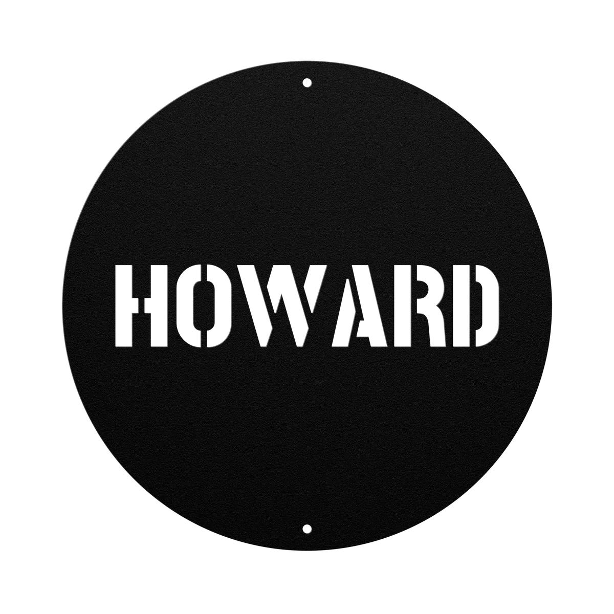 Howard Family Name Sign