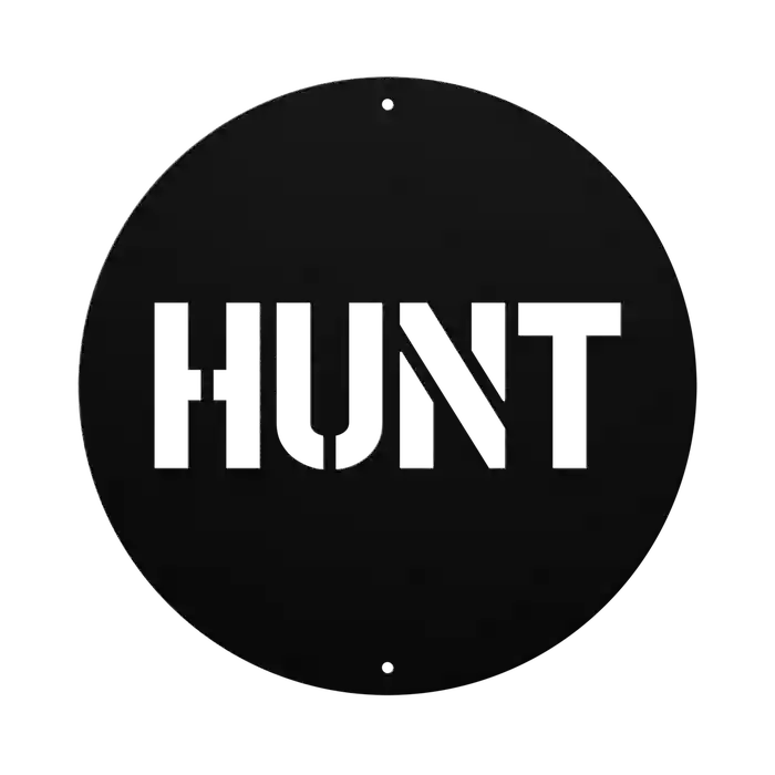 Hunt Family Name Sign