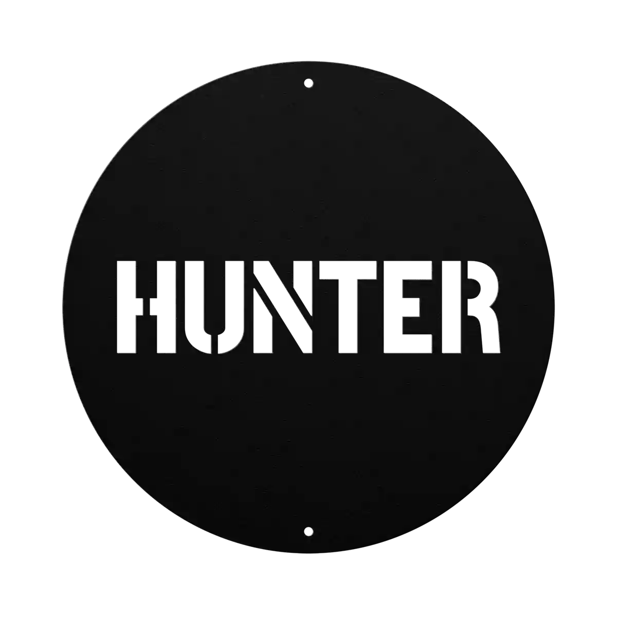 Hunter Family Name Sign