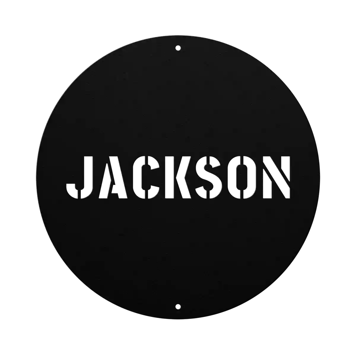 Jackson Family Name Sign